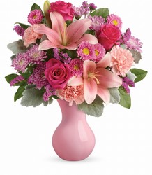 TEV45-2A  Lush Blush Bouquet 